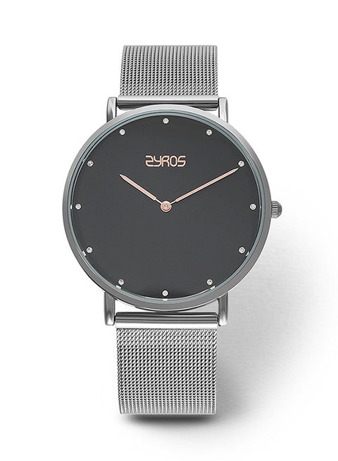 Men's Mesh Analog Watch ZY9002M040402 - 32 mm - Silver