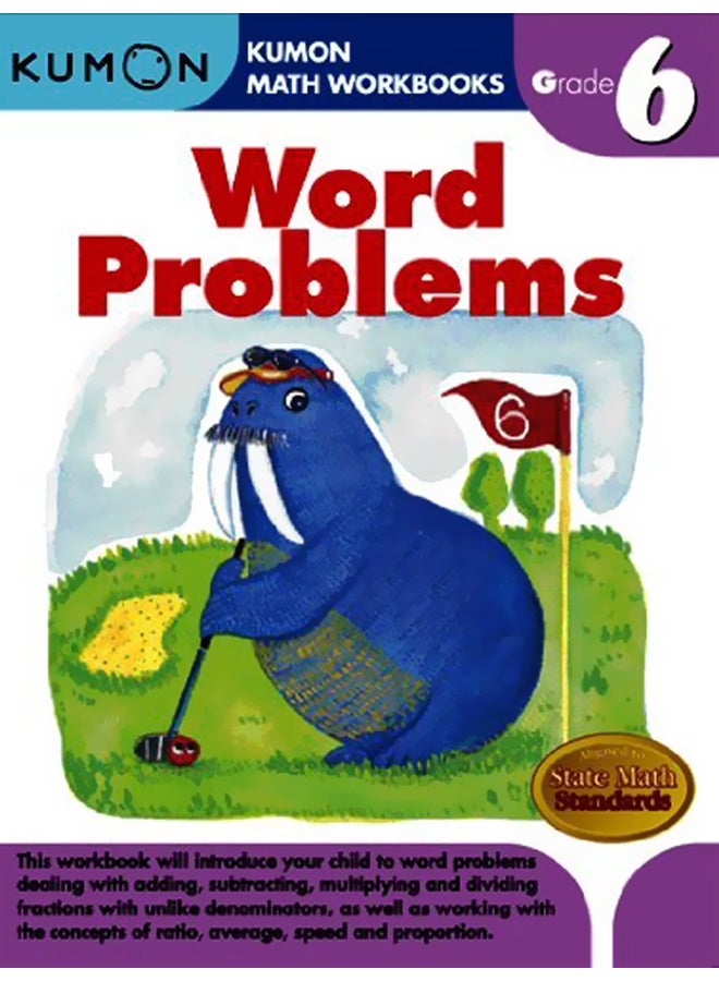 Word Problems Grade 6 - Paperback English by Kumon Publishing - 01/06/2009
