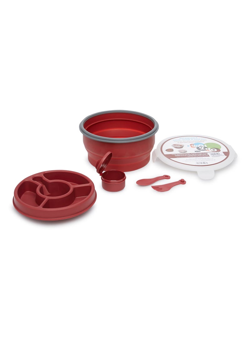 Good 2 Go Round W/Comp. Cranberry Red 1.8Liters - Image 2