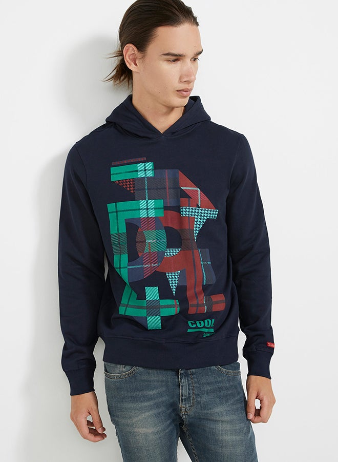 Six Valves - Printed Sweatshirt Blue - Image 1