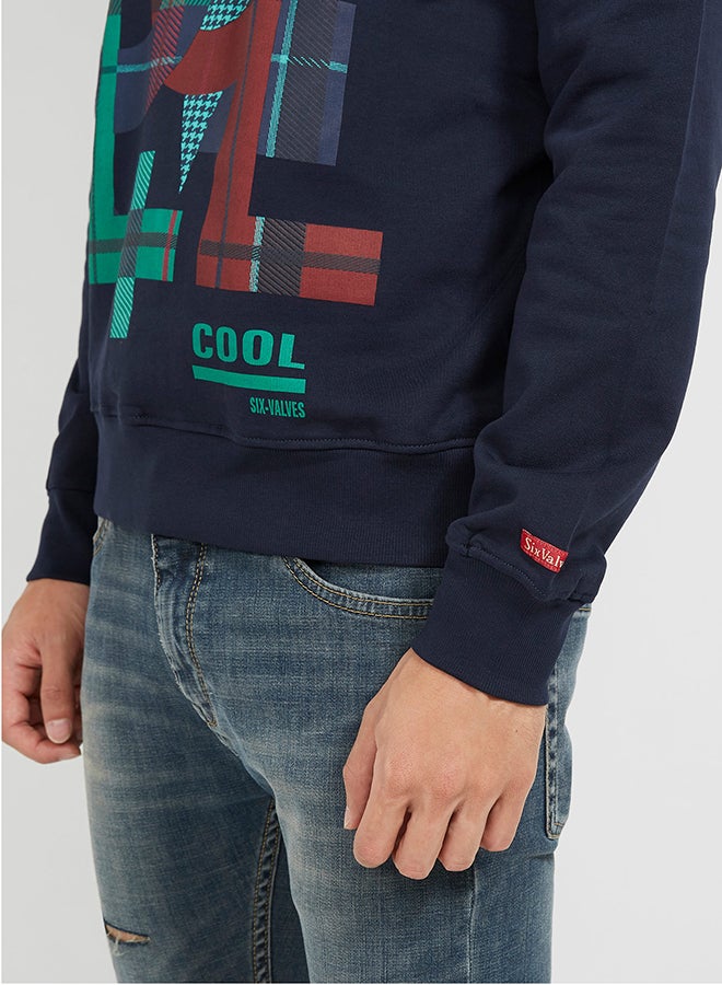 Printed Sweatshirt Blue - v1506585508/N11548749A_M4