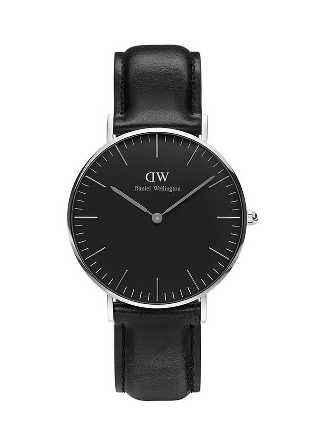 DANIEL WELLINGTON unisex Classic Sheffield Leather Wrist Watch DW00100145 - Image 1