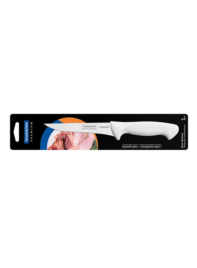 Tramontina Tramontina Premium 5 Inches Boning Knife with Stainless Steel Blade and White Polypropylene Handle