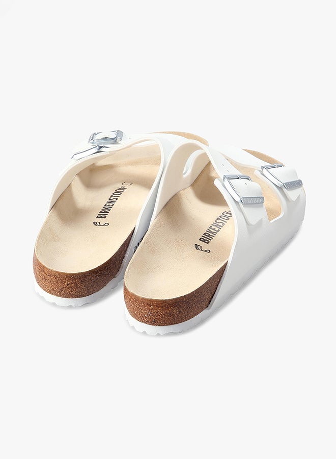 BIRKENSTOCK - Arizona Birko Flor Sandals White - Image 1