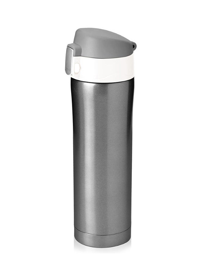 asobu Diva Cup Vacuum Beverage Container Smoke/White 450ml