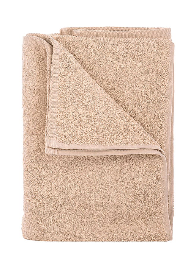 Style Premiere Embroidered F Bath Towel Beige 76x140cm  - Image 2