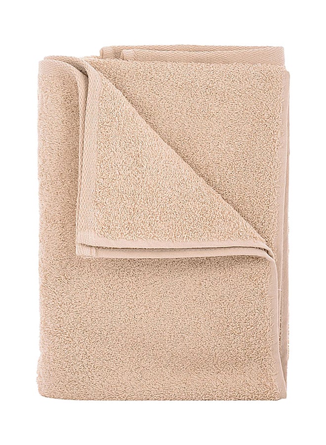 Style Premiere Embroidered Z Bath Towel Beige 76x140cm  - Image 2