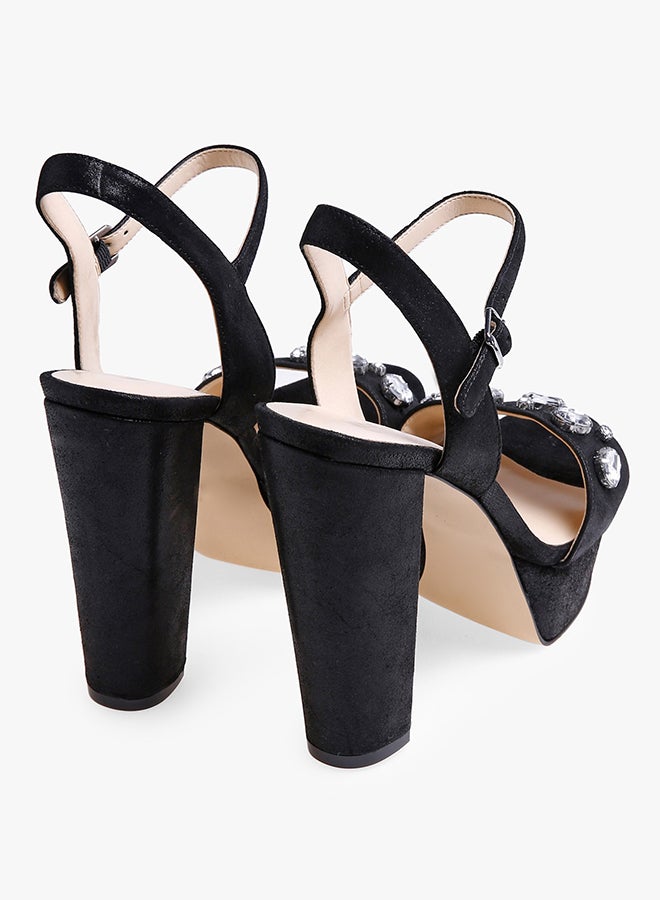 NINE WEST Caemelina High-Heel Sandals Black - Image 5