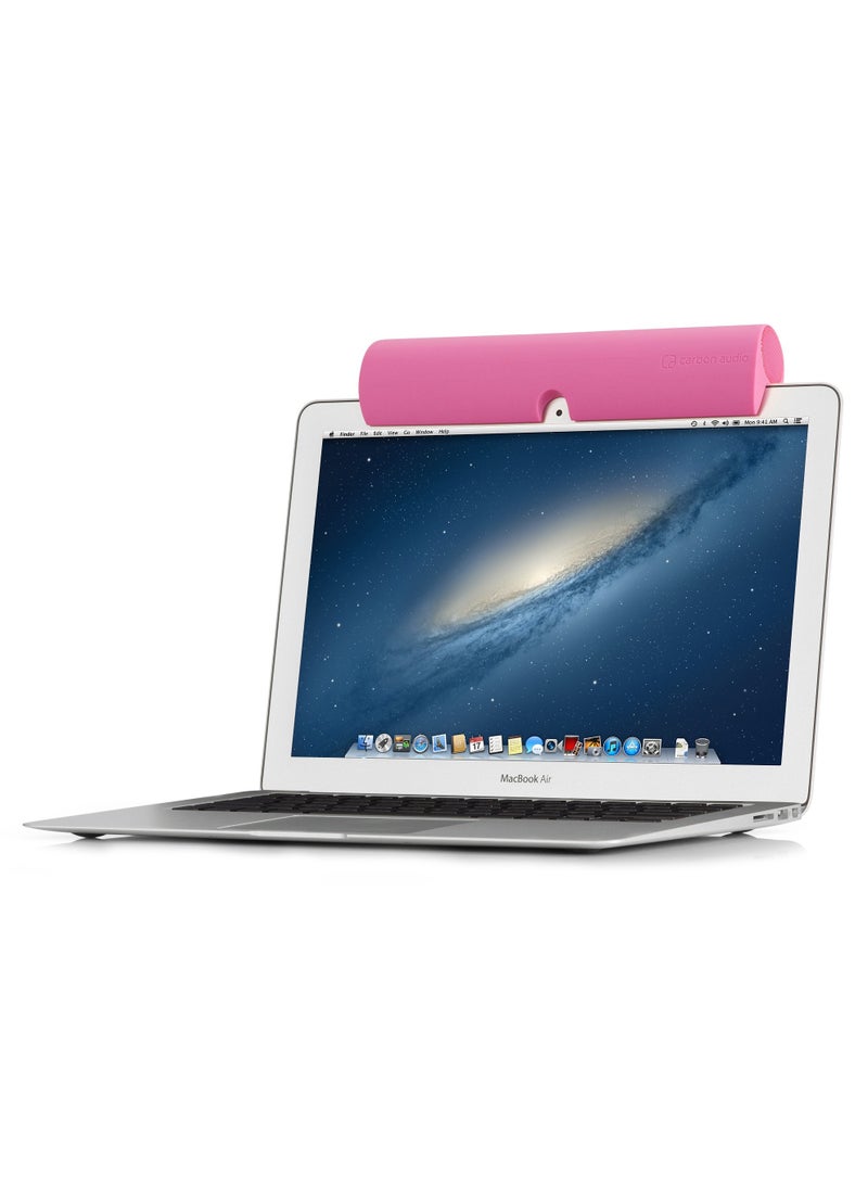 Zooka Carbon Audio Wireless Bluetooth Multimedia  Speaker Pink - Image 2
