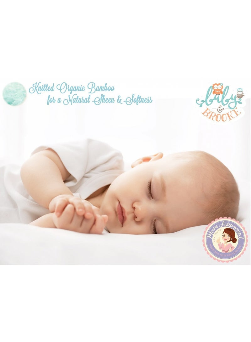 baby & BROOKE Waterproof Organic Crib Mattress Protector Pad  - Image 5