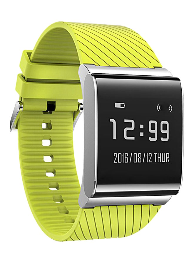 X9-Plus Bluetooth 4.0 Smart Fitness Tracker With Heart Rate Monitor Blood Pressure Pedometer Green  - Image 1