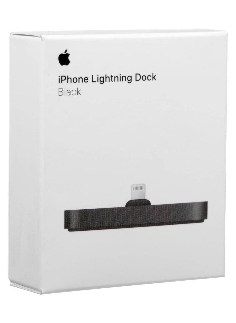 Apple - iPhone Lightning Dock Black - Image 1