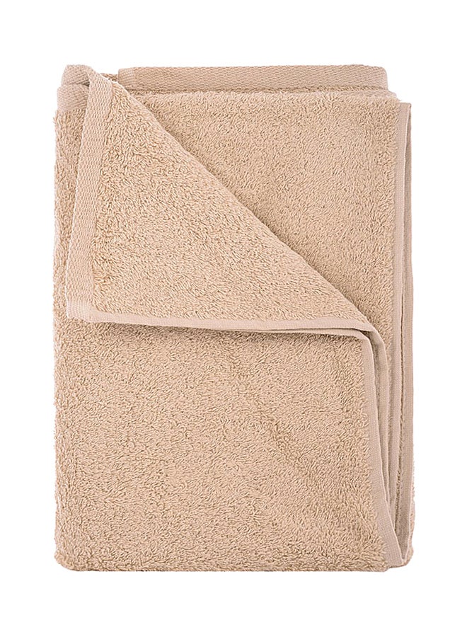 Style Premiere Embroidered D Bath Towel Beige 76x140cm  - Image 2