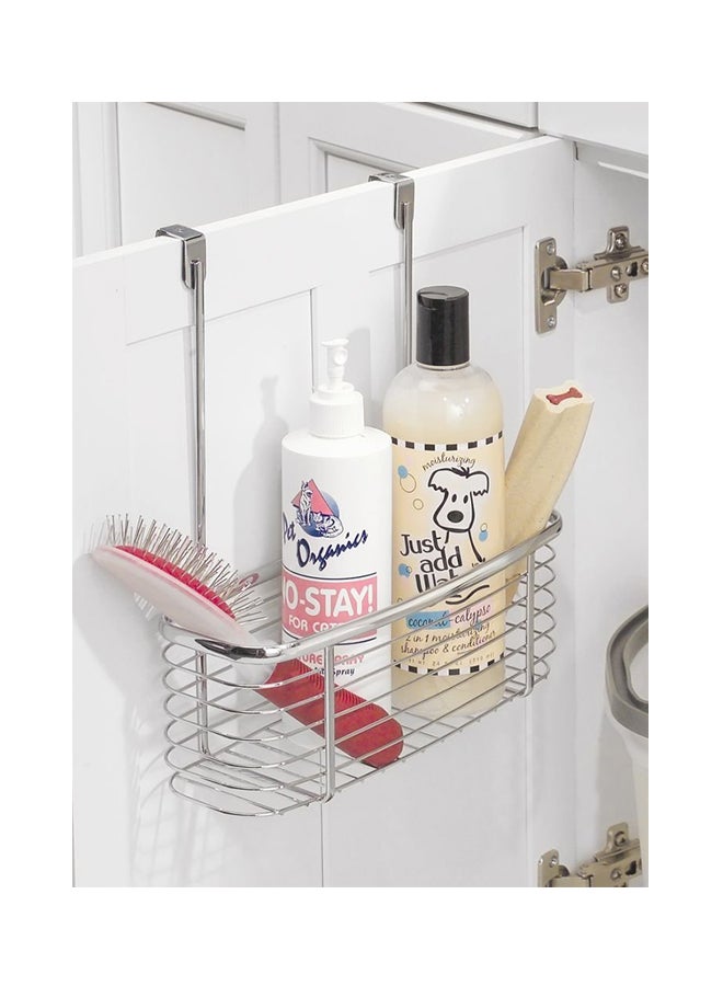 InterDesign Hanging Storage Basket Organizer Chrome 11x12x5inch - Image 3