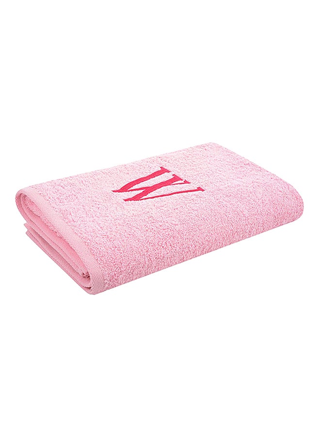 Style Premiere - Embroidered W Bath Towel Pink 76x140cm - Image 1