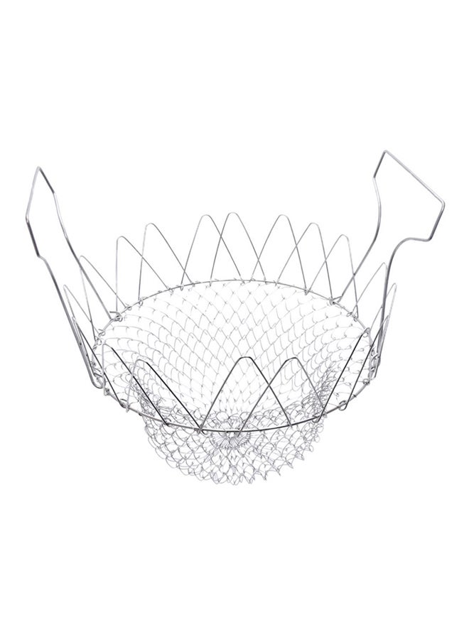 Goldedge Chef Basket Silver  - Image 2