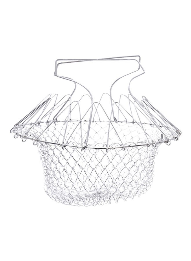 Goldedge Chef Basket Silver  - Image 1