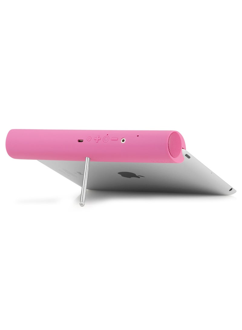 Zooka Carbon Audio Wireless Bluetooth Multimedia  Speaker Pink - Image 3
