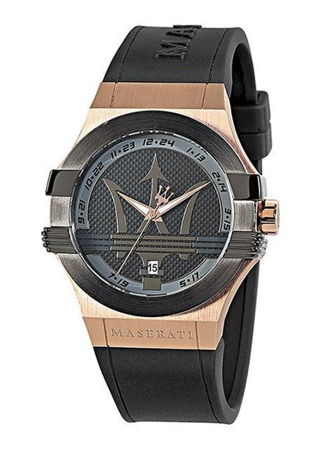 Maserati Men's Potenza Silicone Quartz Watch R8851108002 
