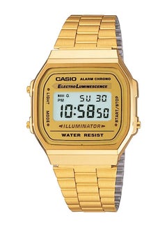 Men's Vintage Illuminator Digital Watch A168WG - 36 mm - Gold
