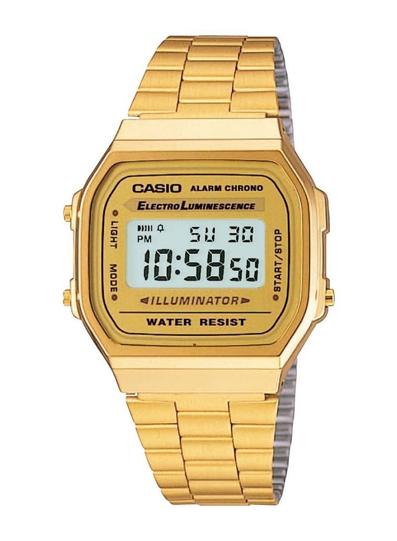 CASIO - Men's Vintage Illuminator Digital Watch A168WG - 36 mm - Gold - Image 1