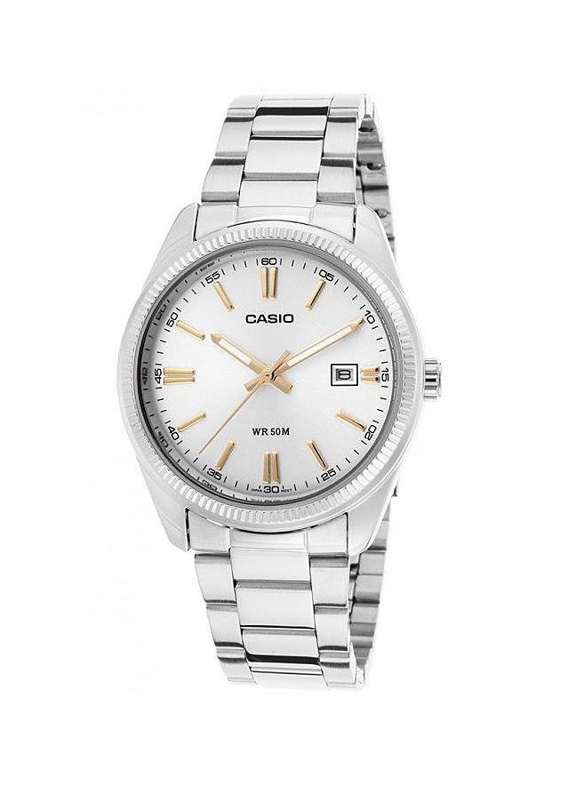CASIO Women's Stainless Steel Analog Quartz Watch LTP-1302D-7A2 - 30 mm - Silver - Image 1
