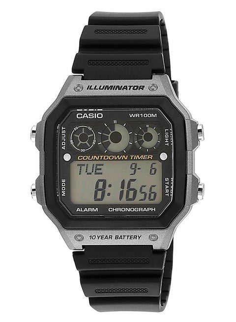 Men's Digital Quartz Watch AE-1300WH-8AVDF - 45 mm - Black