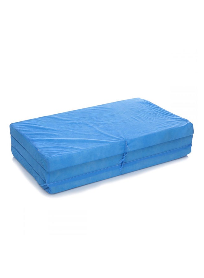 iBed Tri-Fold Travel Mattress Blue twin single  - Image 2