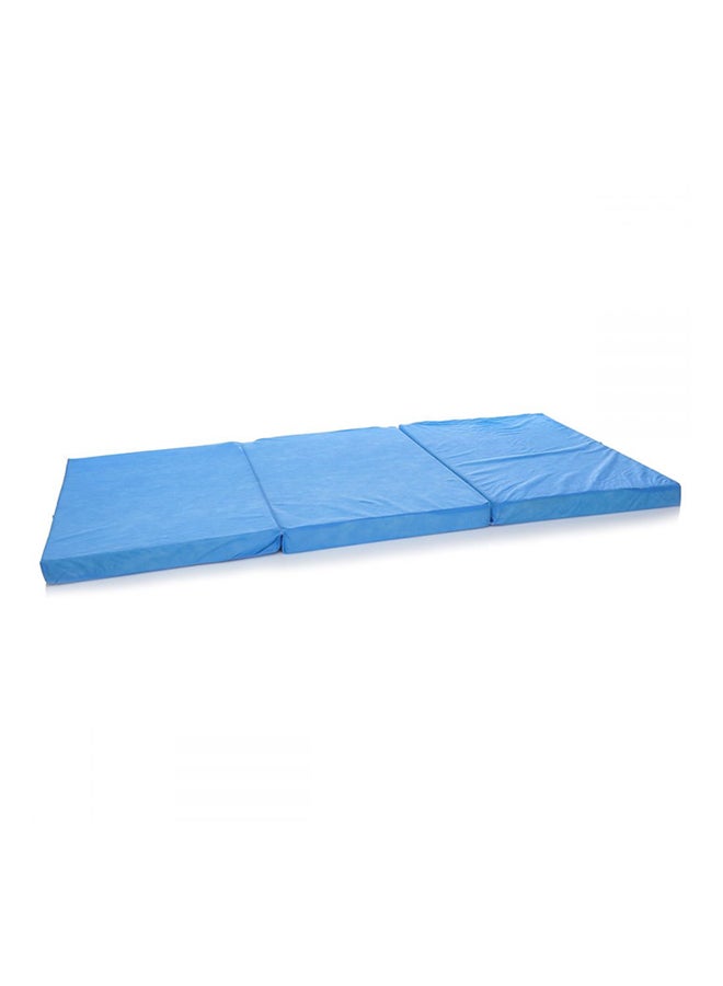 iBed Tri-Fold Travel Mattress Blue twin single  - Image 1