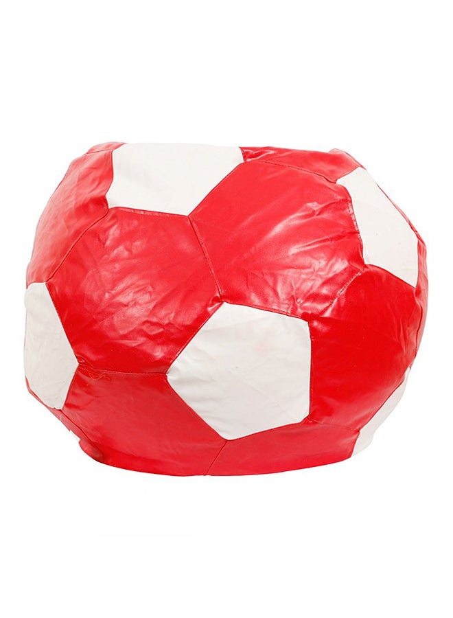 آي بيد كرسي بين باج تصميم كرة أحمر/أبيض 80x50سم - Image 1