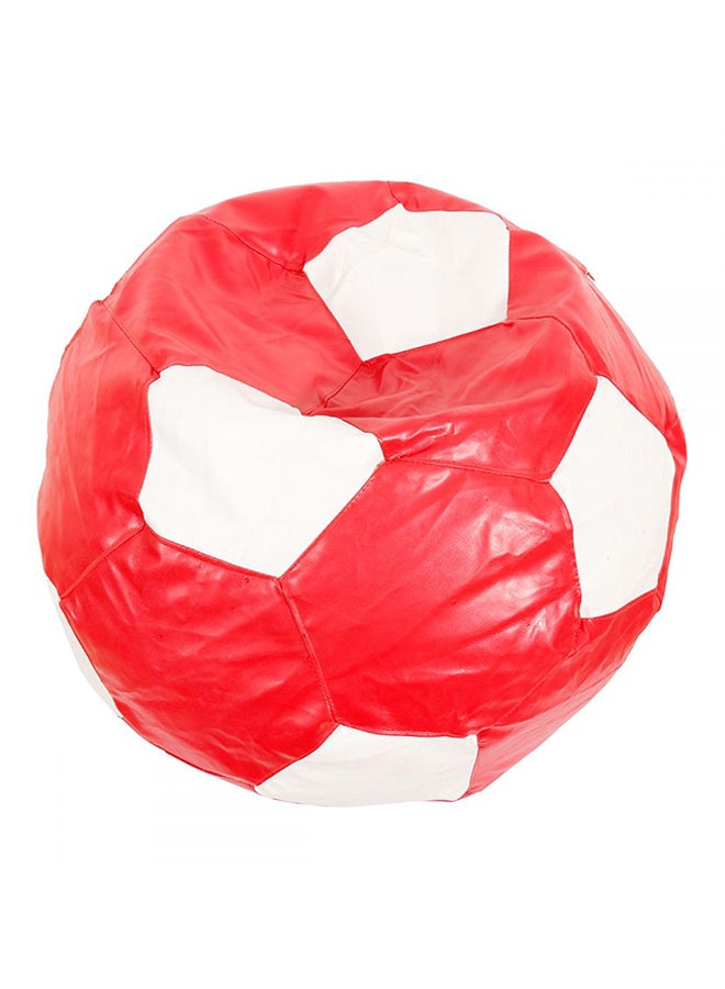 آي بيد كرسي بين باج تصميم كرة أحمر/أبيض 80x50سم - Image 2