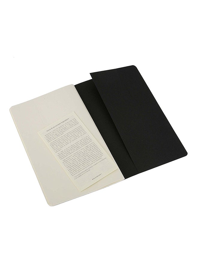 MOLESKINE - Set of 3 Plain Cahier Black - Image 1