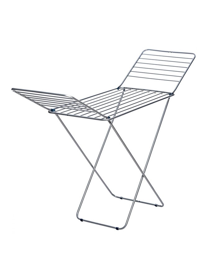 Winsor Cloth Drying Foldable Stand | Sturdy Clothes Dryer | Drying Stand Laundry | Heavy Duty Clothing Racks WR51112 Silver 131x4x55cm  - Image 1