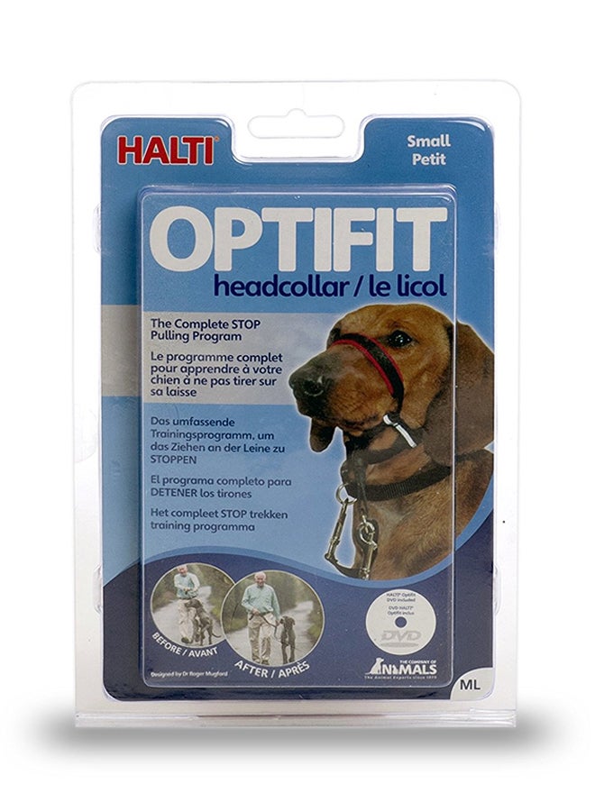 ذا كومباني أوف أنيمالز طوق الرأس هالتي بتصميمه الأمثل أسود Small - Image 1