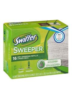 Swiffer Swiffer 16-Piece Sweeper and Trap Disposable Cloth Refill White  - Image 1