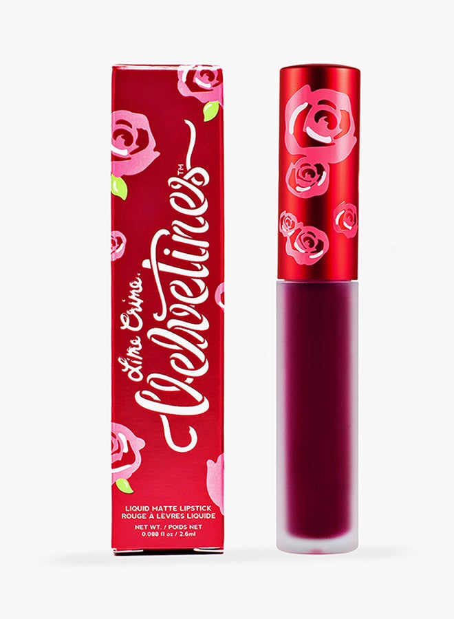 Lime Crime Velvetine Matte Liquid Lipstick Beet It  - Image 1