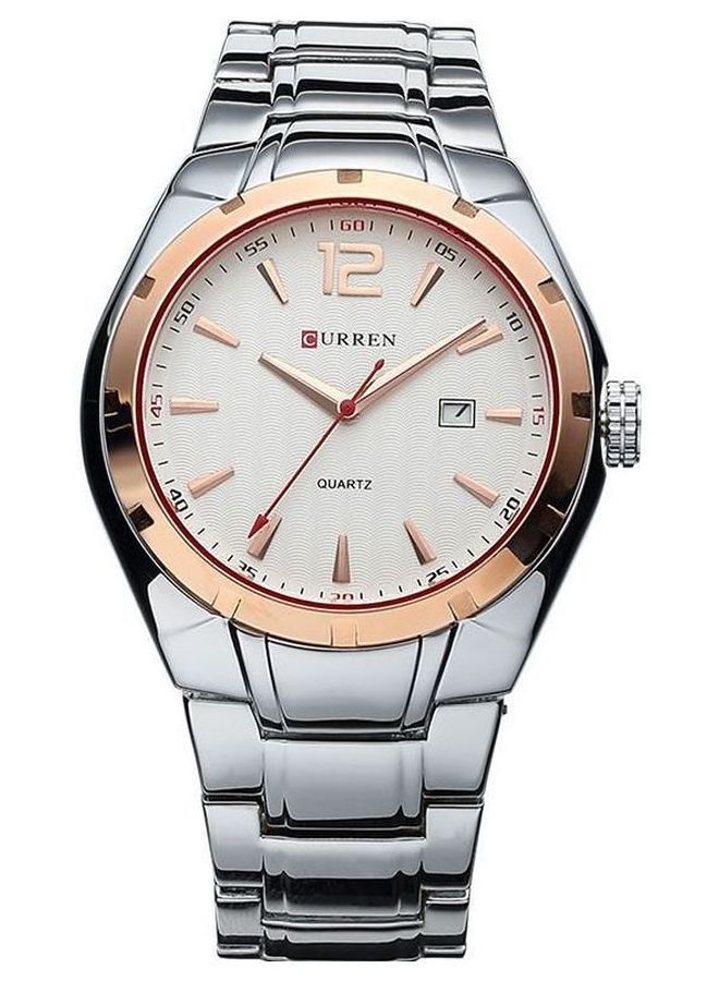 CURREN Men's Stainless Steel Analog Quartz Watch csrg