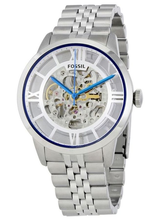 فوسيل ساعة يد تاونز مان أوتوماتيكية/تستمد طاقتها من معصم مرتدي الساعة بعقارب طراز ME3044 للرجال