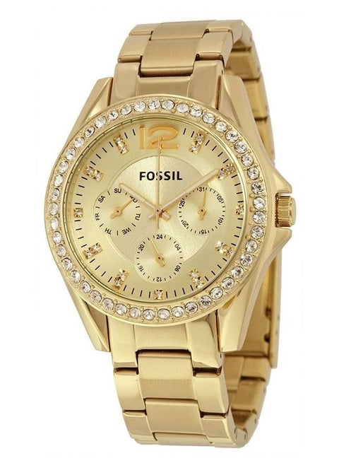 Women's Riley Multi-Function Analog Quartz Watch ES3203 - 37 mm - Gold