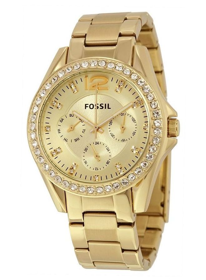 Women's Riley Multi-Function Analog Quartz Watch ES3203 - 37 mm - Gold