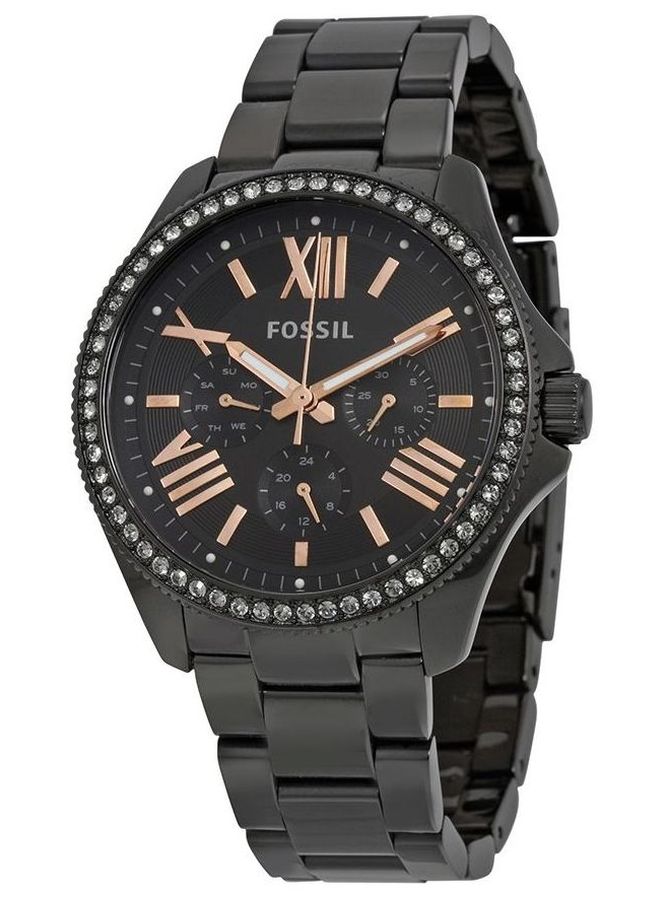 FOSSIL Women's Cecile Analog Quartz Watch AM4522 - 40 mm - Black