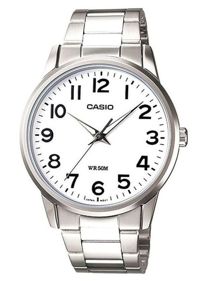 CASIO Men's Water Resistant Stainless Steel Analog Watch MTP1303D-7B - Image 1
