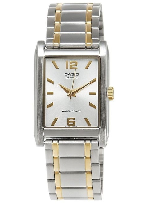 Men's Enticer Analog Watch MTP1235SG-7A - 28 mm - Silver/Gold