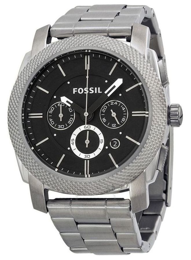 FOSSIL Men's Machine Chronograph Watch FS4776 - 45 mm - Silver  - Image 1