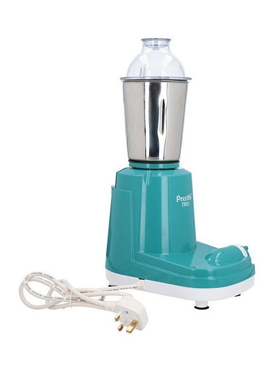 Preethi - Trio Mixer Grinder with Stainless Steel Jars & Blades PREETHI-MG-182/08 Green/White - Image 1
