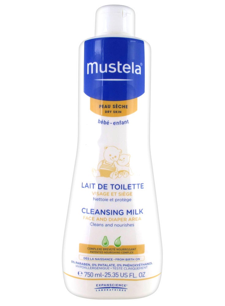 Mustela - Cleansing Milk, 750ml - Image 1