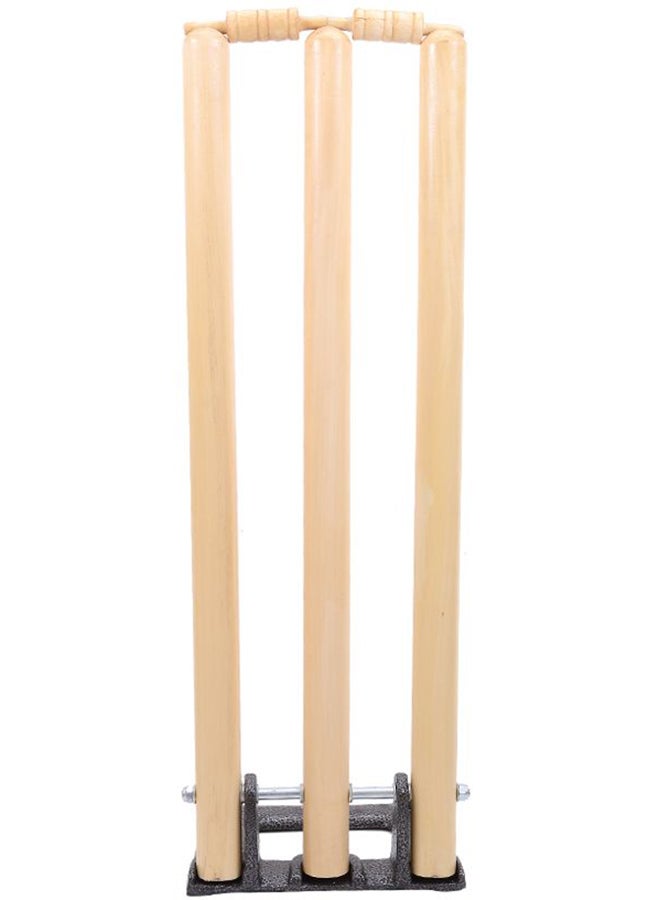 Generic Cricket Stumps With Spring Stand  - Image 1