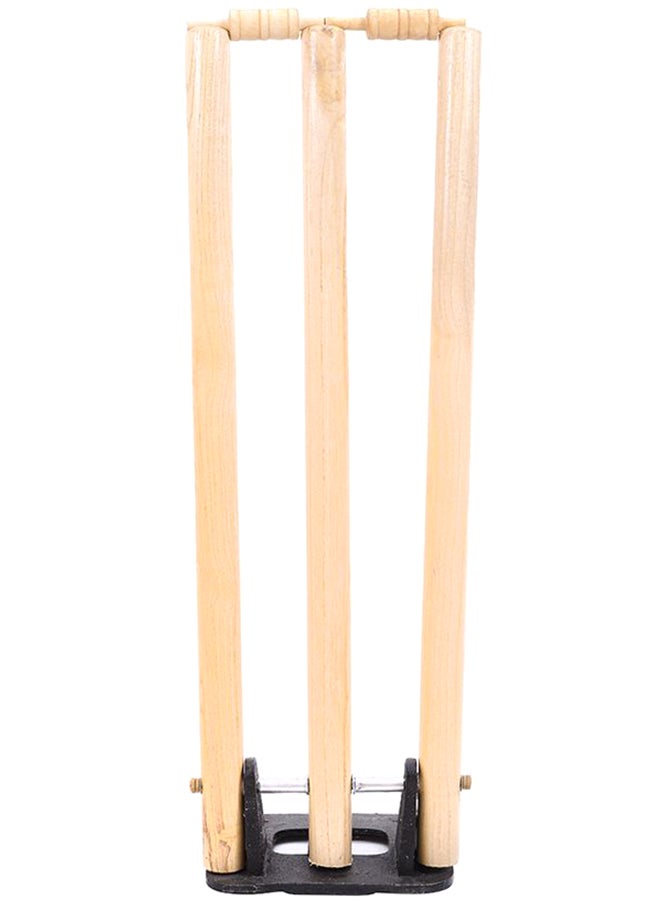 LS Cricket Stumps With Spring Stand 28inch  - Image 1