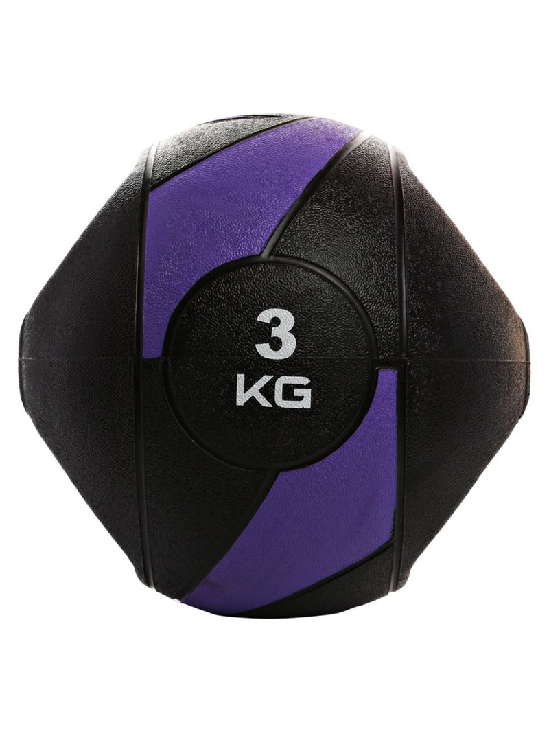 TA SPORTS Medicine Ball With Grip 3kg  - Image 1