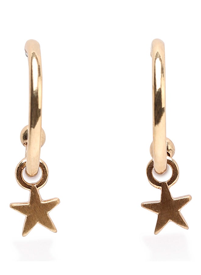 PILGRIM - Gold Plated Classic Earrings - Image 1